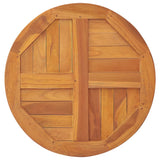 Table Top Solid Teak Wood Round 2.5cm 80cm