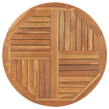 Table Top Solid Teak Wood Round 2.5cm 90cm