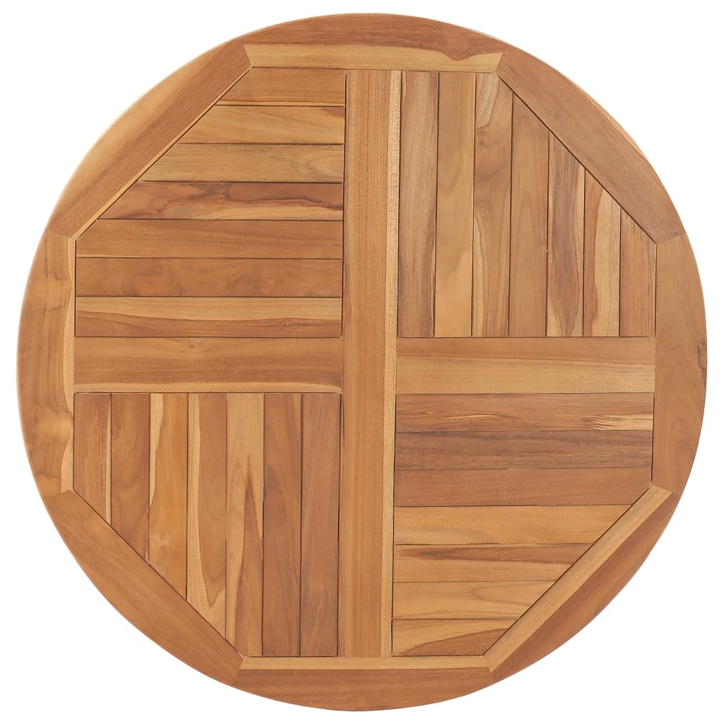 Table Top Solid Teak Wood Round 2.5cm 90cm