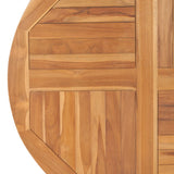 Table Top Solid Teak Wood Round 2.5cm 90cm