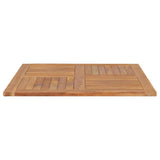 Table top Solid teak wood Square 90x90x2.5 cm