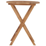 Table pliable de jardin 60 cm Bois de teck solide