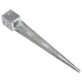 Ground stakes 6 pcs Silver 12x12x89 cm Galvanized steel