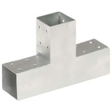 Post connector T shape Galvanized metal 71x71 mm