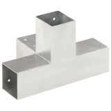 Post Connectors 4 pcs X Shape Galvanized Metal 71x71 mm