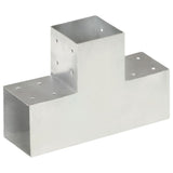 Post connector T shape Galvanized metal 101x101 mm