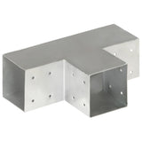 Post connector T shape Galvanized metal 101x101 mm