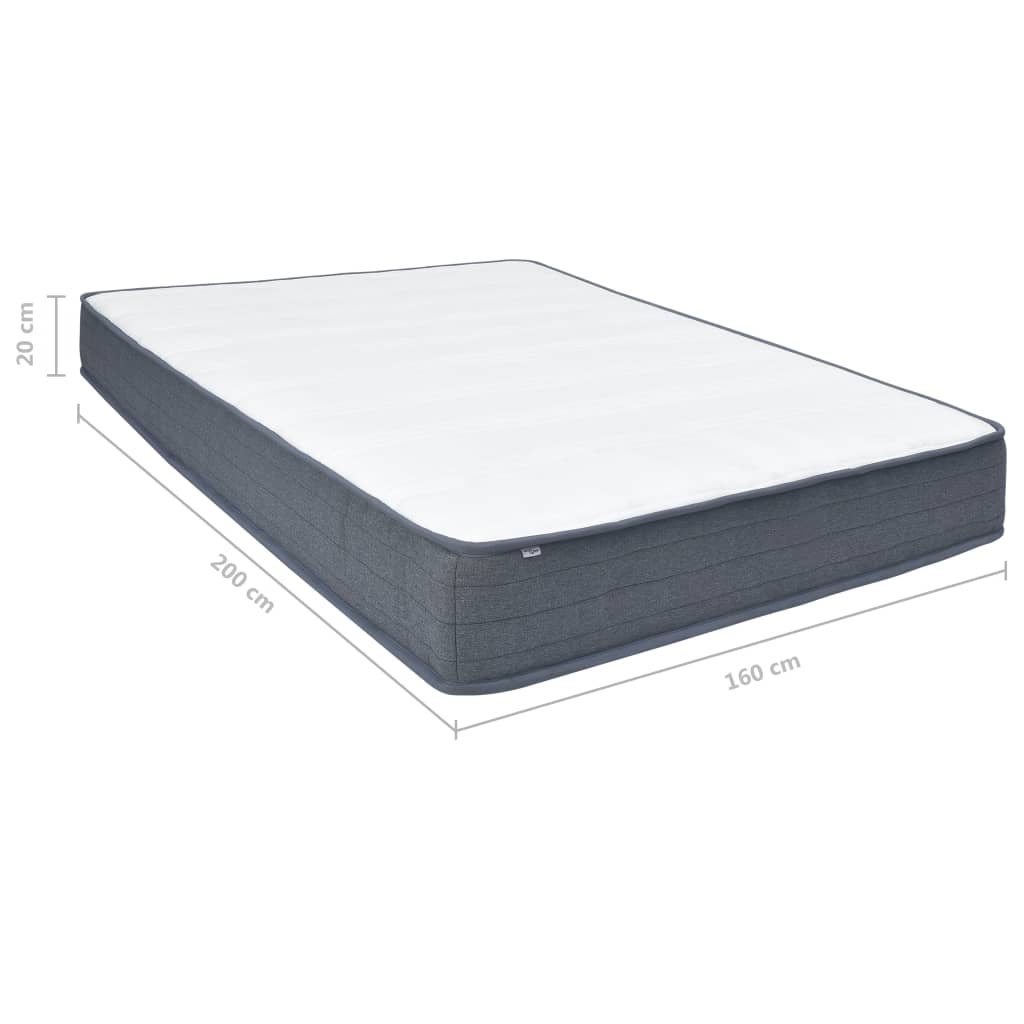 Matelas de sommier tapissier 200x160x20 cm