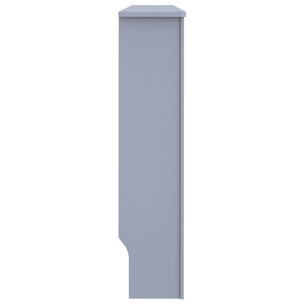 Cache-radiateur anthracite 152x19x81,5 cm MDF