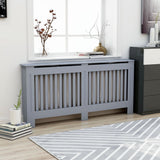 Anthracite radiator cover 172x19x81.5 cm MDF