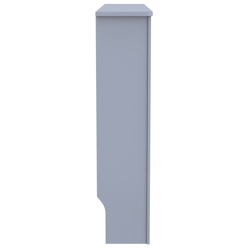 Cache-radiateur anthracite 112x19x81,5 cm MDF