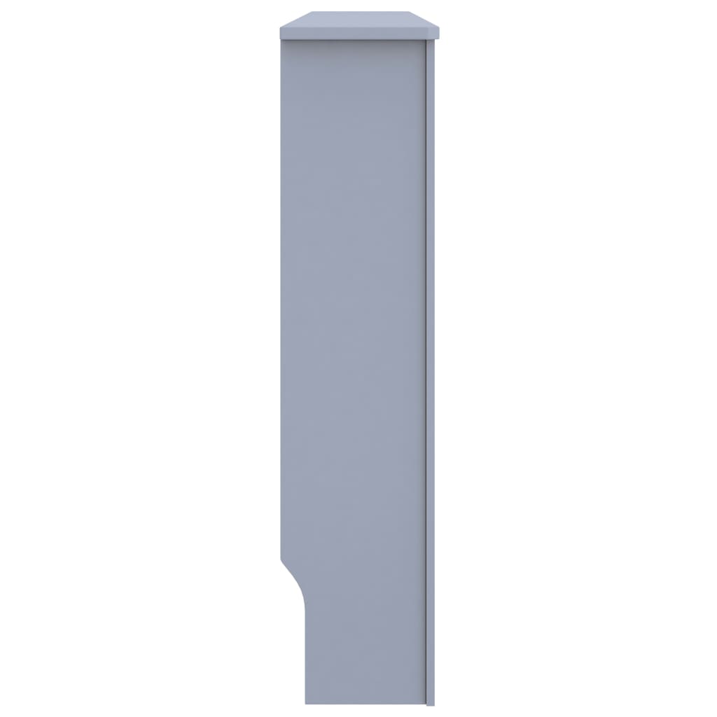 Cache-radiateur anthracite 152x19x81,5 cm MDF