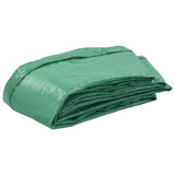 Green PE protective pad for 4.57 m round trampoline