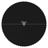 Tapis de saut Tissu Noir pour trampoline rond de 3,66 m