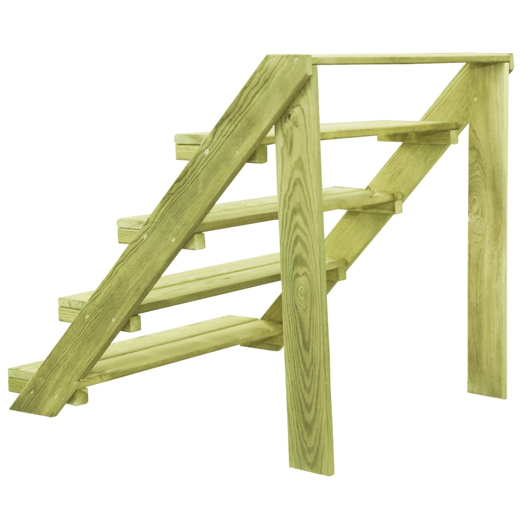 Support de jardinière 80x80x80 cm Bois de pin imprégné