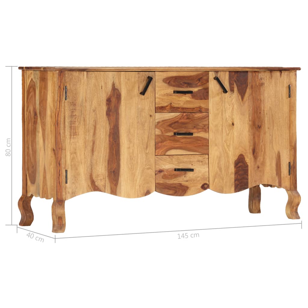 Sideboard 145x40x80 cm Solid wood