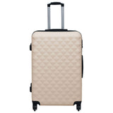 2 pcs Hardside Luggage Set Gold ABS