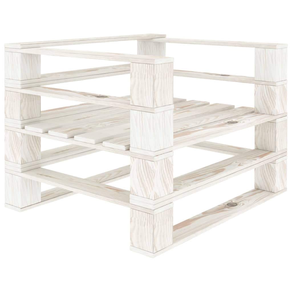 Fauteuil palette de jardin Bois Blanc