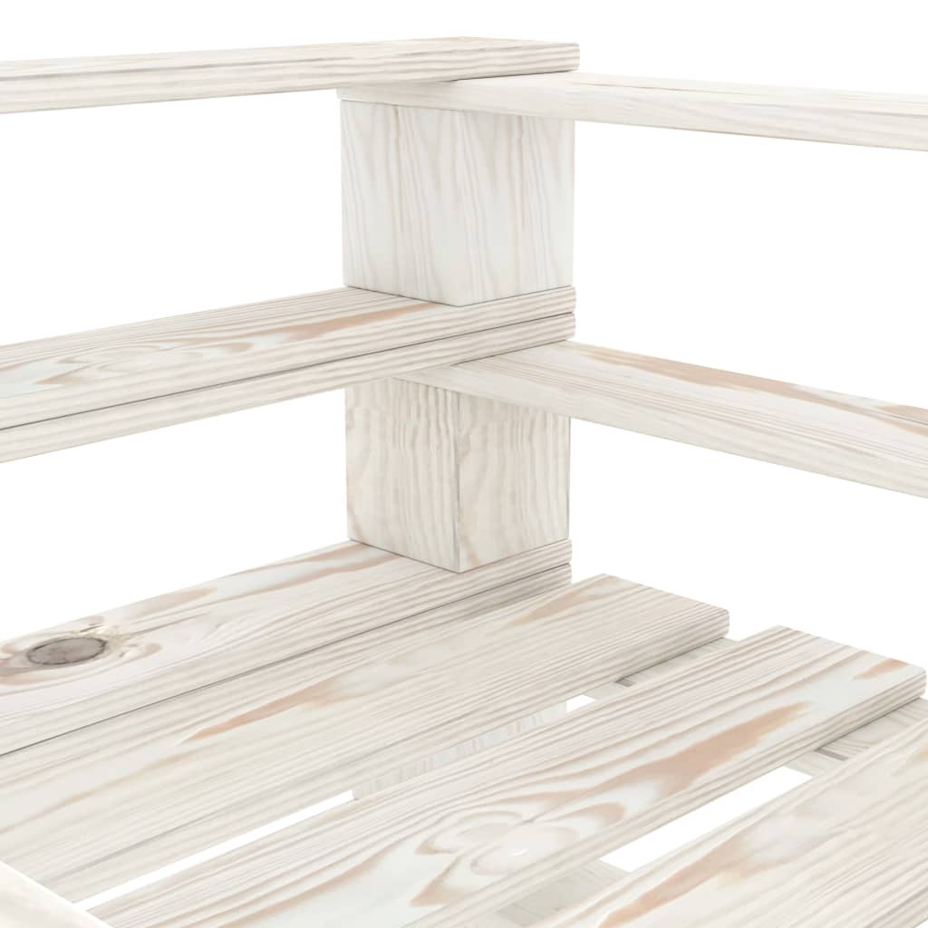 Fauteuil palette de jardin Bois Blanc