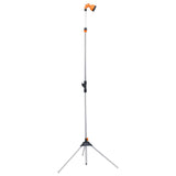 Garden shower with tripod 221 cm Aluminum