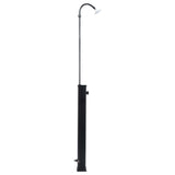 Douche solaire de jardin Noir 215 cm 8 L