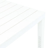 Table de jardin Blanc 78x78x72 cm Plastique