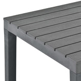 Table de jardin Anthracite 78x78x72 cm Plastique