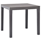 Table de jardin Moka 78x78x72 cm Plastique