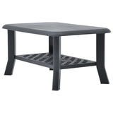 Table basse Anthracite 90x60x46 cm Plastique