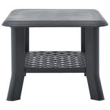 Table basse Anthracite 90x60x46 cm Plastique