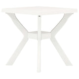 Table de bistro Blanc 70x70x72 cm Plastique