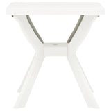 Table de bistro Blanc 70x70x72 cm Plastique