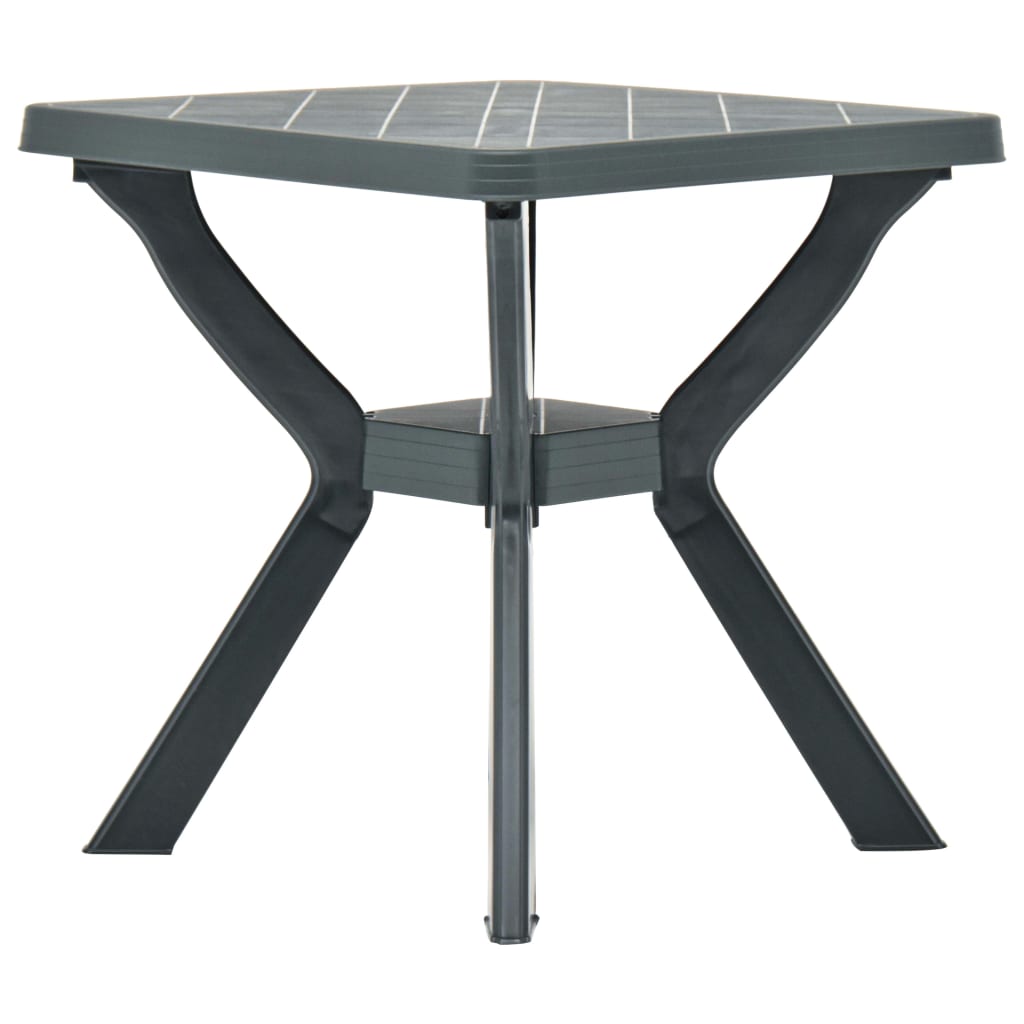 Table de bistro Vert 70x70x72 cm Plastique