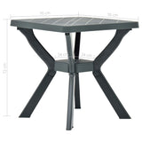 Table de bistro Vert 70x70x72 cm Plastique