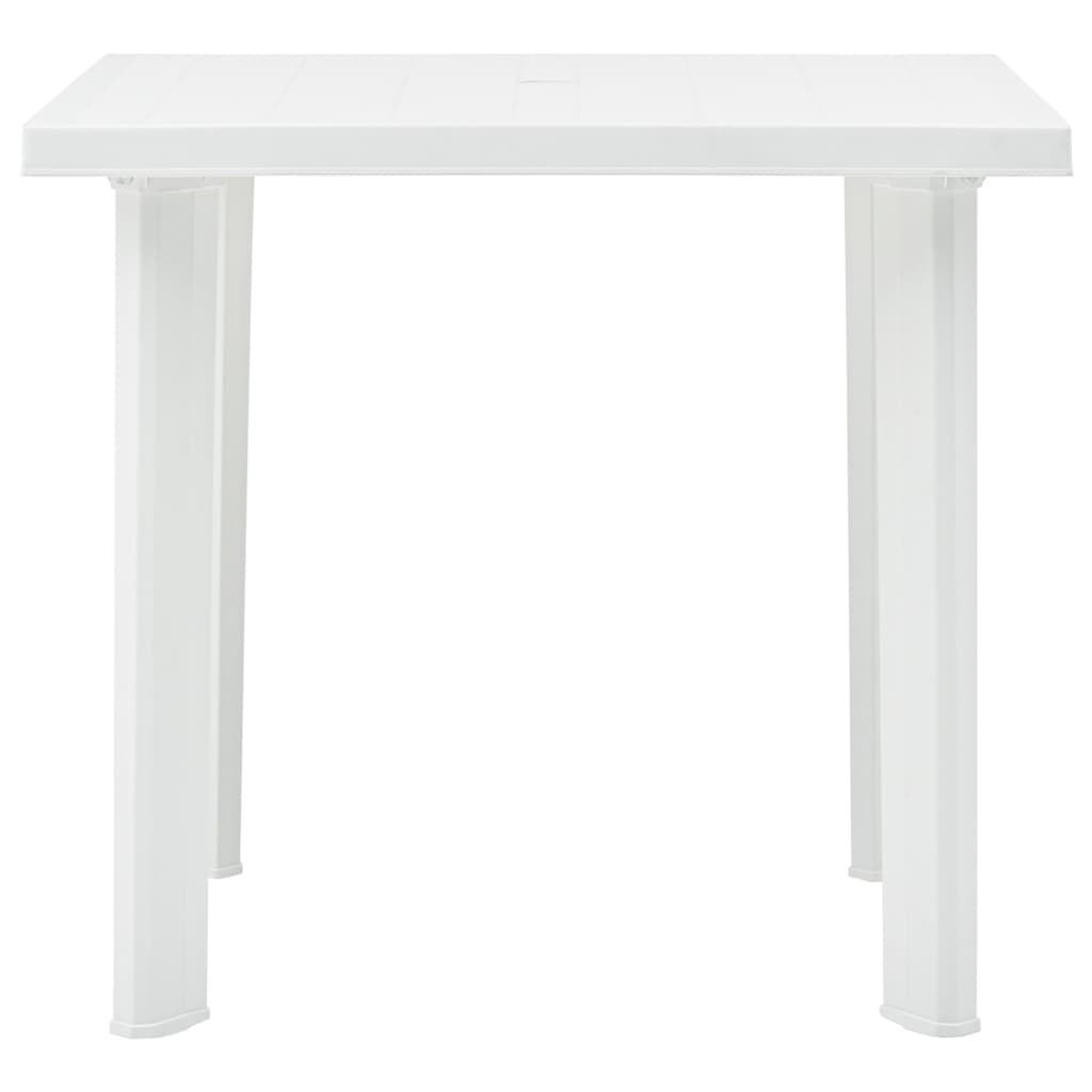 Table de jardin Blanc 80x75x72 cm Plastique