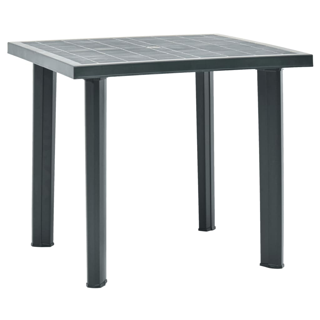 Garden table Green 80x75x72 cm Plastic