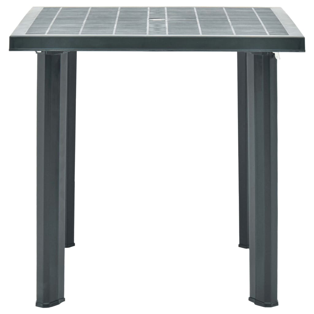 Table de jardin Vert 80x75x72 cm Plastique