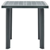 Table de jardin Vert 80x75x72 cm Plastique