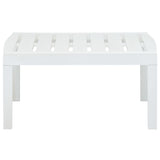 Table de jardin Blanc 78x55x38 cm Plastique