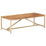 Table basse 120x60x40 cm Bois massif