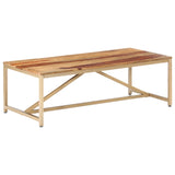 Table basse 120x60x40 cm Bois massif