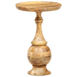 Table d'appoint ronde 43x43x66 cm Bois de manguier massif