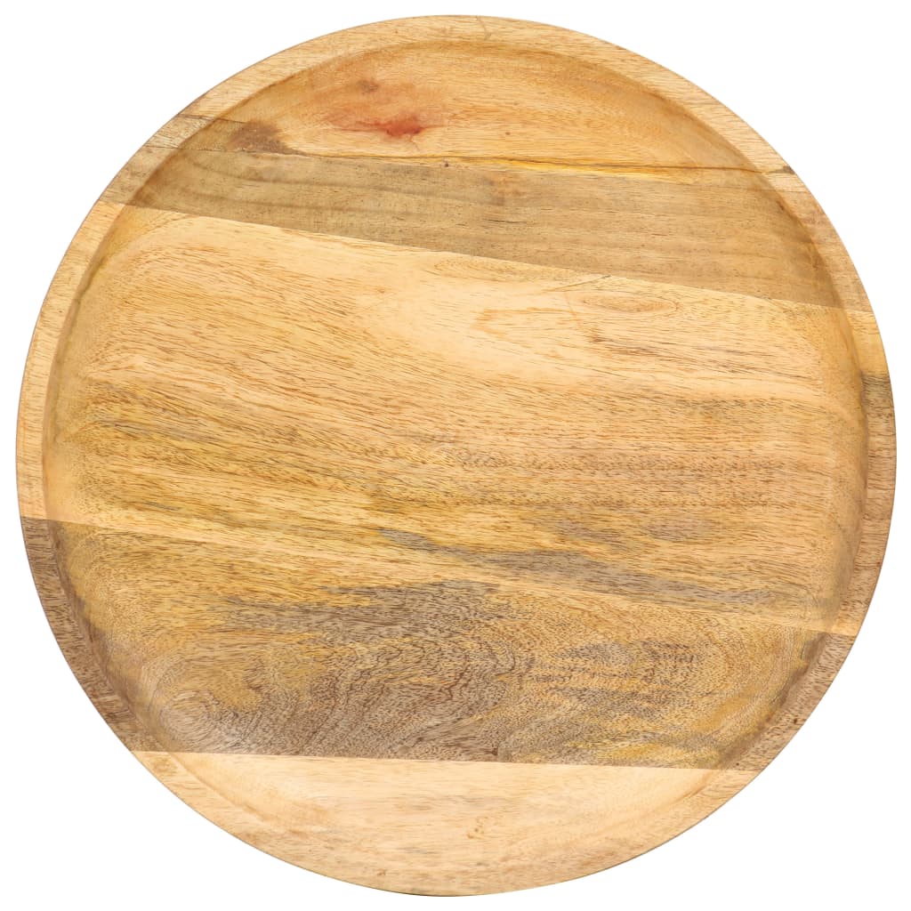 Table d'appoint ronde 43x43x66 cm Bois de manguier massif