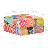 Pouf 60x70x36 cm Patchworkstoff