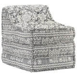 Pouf modulaire Gris clair Tissu