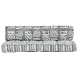 Coussin de canapé palette Gris Tissu Patchwork