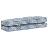 Coussin de canapé palette Indigo Tissu Patchwork