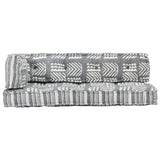 Coussin de canapé palette Gris Tissu Patchwork