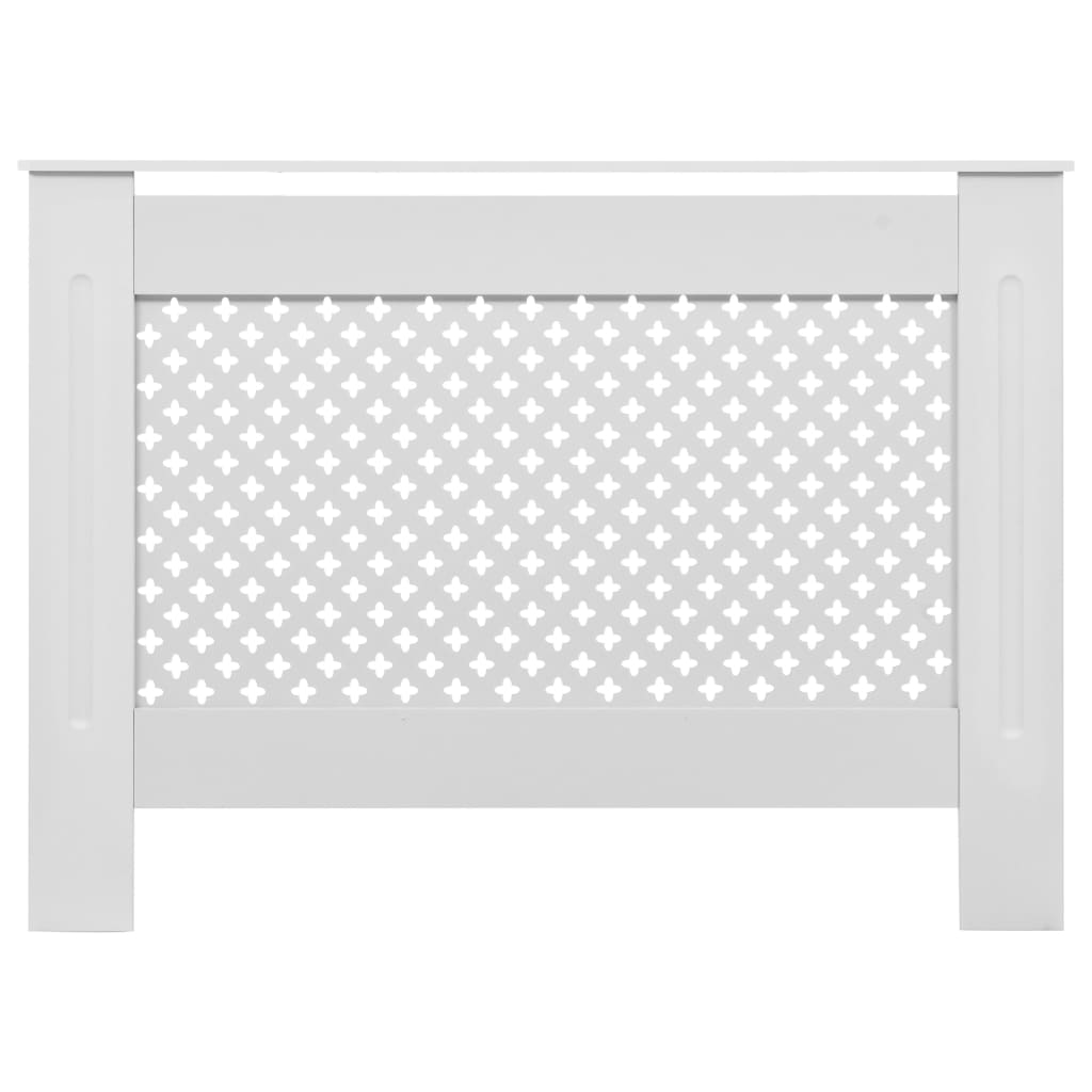 Cache-radiateurs 2 pcs Blanc 112x19x81,5 cm MDF