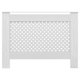 Cache-radiateurs 2 pcs Blanc 112x19x81,5 cm MDF